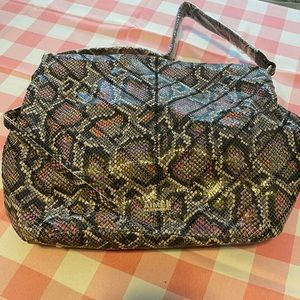 Aimee Kestenberg Colorful Python / snakeskin hobo bag NWT